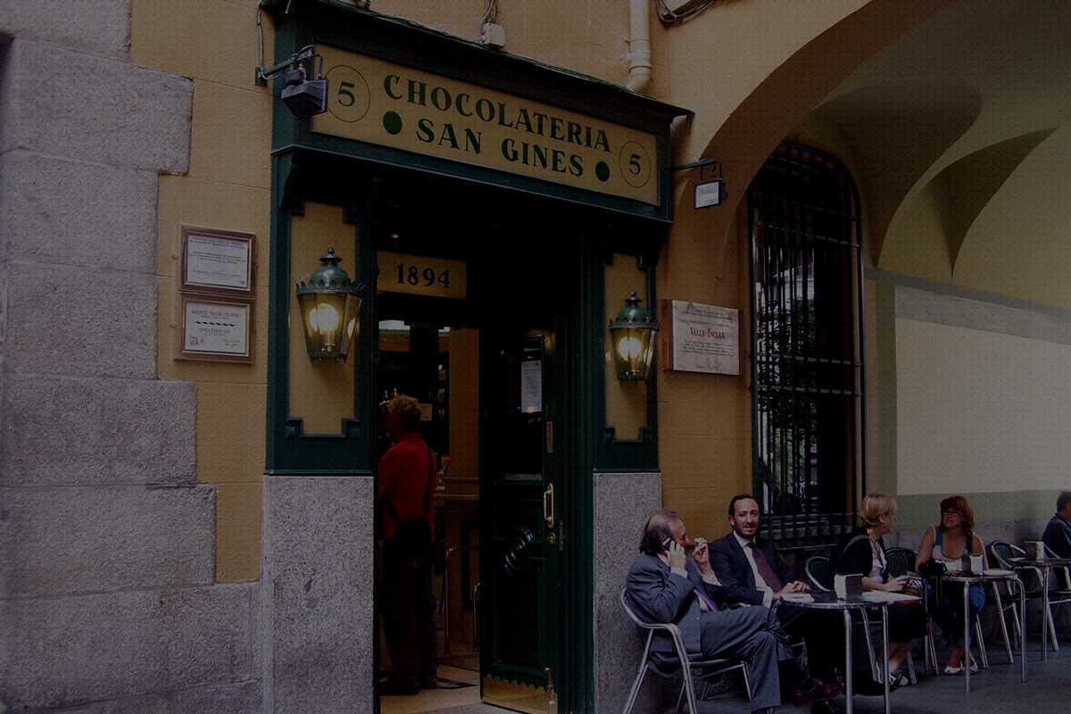 torrijas en chocolateria san gines
